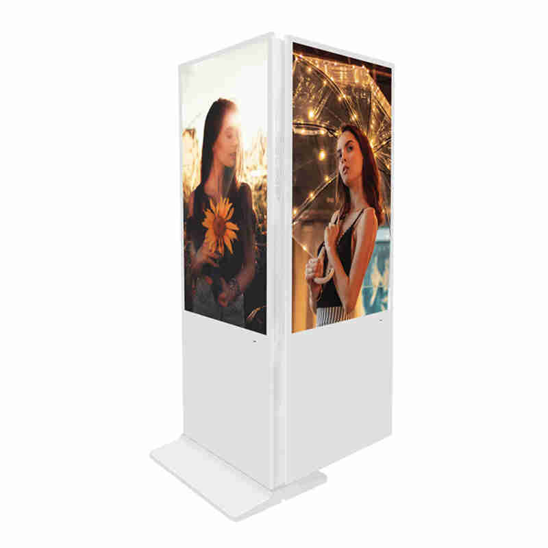 32 inch Etaj Upstanding Double Sided Digital Sigage kiosk Advertising Player Billboard pentru mall, magazin cu lanț și lobby bancar